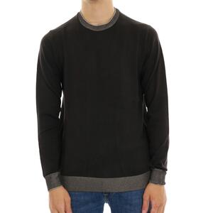 MAGLIA CONTRASTI MARRONE